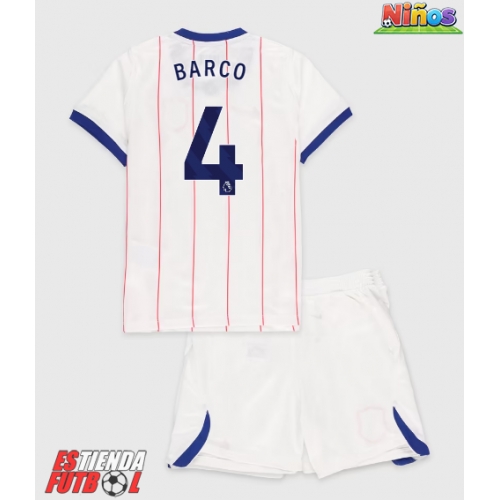 Chelsea Valentin Barco #4 Tercera Equipación Niños 2026-27 Manga Corta (+ Pantalones cortos)